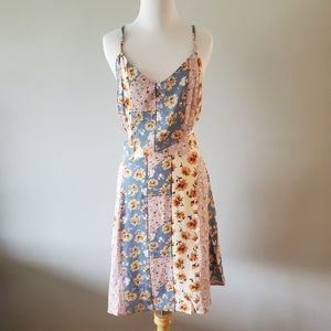 SHEIN cutout spaghetti strap dress